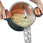 Gotham Steel 5 Quart Stock Multipurpose Pasta Pot $9