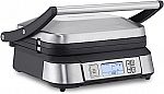 Cuisinart Contact Gray Stainless Griddler with Smoke-Less Mode $69 and more