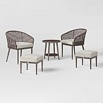 5-Piece Threshold Weybridge Wicker Weave Outdoor Patio Set $262.50