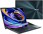 ASUS ZenBook Pro Duo 15 15.6” OLED 4K Touch UX582 Laptop (i9-12900H, 32GB 1TB SSD RTX 3070 Ti UX582ZW-XB99T) $1899