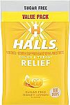 180-Count Halls Sugar-Free Cough Drops (Honey Lemon) $2.79