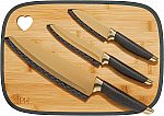 Prime Members: 7-Pc Paris Hilton Bamboo Cutting Board & Cutlery Set $11.11 and more