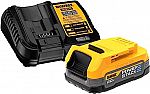 DEWALT 20V MAX Starter Kit with POWERSTACK Compact Battery and Charger $69