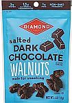 4 oz Diamond of California Salted Dark Chocolate Walnuts $1.99