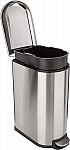 Prime Members: Amazon Basics 40-Liter Trash Can w/ Foot Pedal $41.78