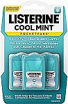 3-Pack 24-Strip Listerine Pocketpaks Breath Strips (Cool Mint) $2.99