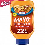 Kraft Mayo Buffalo Style Spicy Mayonnaise Dressing, 22 fl oz Bottle - FREE (after Walmart+ Reward)