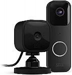 Blink Video Doorbell + Mini Camera w/ Sync Module 2 $60