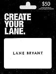 $50 Lane Bryant Gift Card $40