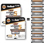 8-Ct BIC Hybrid Flex 5 Disposable Razor Cartridges $5.54