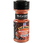 3-Oz McCormick Grill Mates Nashville Hot Chicken Seasoning $1.88 and more