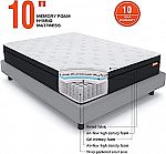 Prime members: Sweetnight Twilight 10” Mattress in a Box Queen $199.49