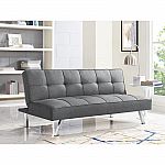Serta 66.1" Armless Convertible Sleeper Futon Sofa $156 and more