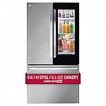 LG InstaView 26.5-cu ft Counter-depth Smart French Door Refrigerator with Ice Maker (Stainless Steel) $1016 (YMMV)