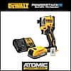 DEWALT 20V Cordless Compact Impact Driver 20V MAX POWERSTACK Battery Starter Kit $149