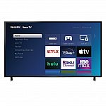 Philips 65" Class 4k Ultra HD Roku Smart TV $298
