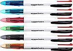 6-Pack Amazon Basics 4 Color Retractable Ballpoint Pen $2.79