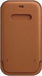 Apple iPhone 12 and 12 Pro Leather Sleeve with MagSafe - Saddle Brown $9