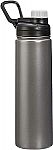 Amazon Basics Stainless Steel Insulated Water Bottle with Spout Lid – 20-Ounce $7.58