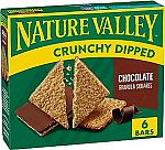 6 ct NatNature Valley Crunchy Dipped Granola Squares $2