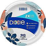 90 Count Dixie Paper Plates 8 1/2 inch $5.60