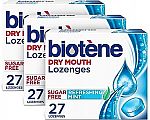 3 x 27 Count biotene Lozenges for Dry Mouth and Fresh Breath Refreshing Mint $12.24