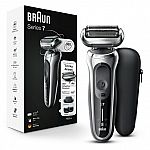 Braun Series 7 7025s Flex Rechargeable Wet Dry Men's Electric Shaver with Beard Trimmer $50