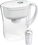 Brita Water Filter Pitcher for Tap and Drinking Water with 1 Standard Filter $14