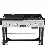 4-Burner Royal Gourmet Liquid Propane Gas Grill & Griddle Combo $176