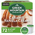 72-Count Green Mountain Coffee Roasters Single-Serve Keurig K-Cup Pods $27.79