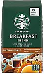 18 Ounce Starbucks Medium Roast Whole Bean Coffee $9.74 and more