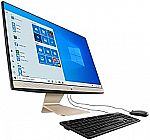 ASUS AiO M3400 23.8” FHD Touch All-in-One Desktop (Ryzen 5 5625U 8GB 512GB M3400WYA-DH503) $599.99
