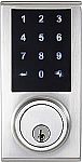 Amazon Basics Grade 3 Electronic Touchscreen Deadbolt Door Lock - Satin Nickel $22.81