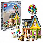 LEGO Disney and Pixar ‘Up’ House 43217 Disney 100 Celebration Building Toy Set $48