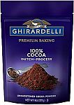 Ghirardelli Unsweetened Dutch Process Cocoa 8Oz Dark Chocolate (Pack of 6) $5