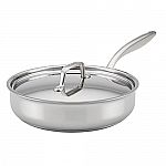 3.5-Quart Breville 3-Ply Stainless Steel Saute Pan w/ Lid $28.02