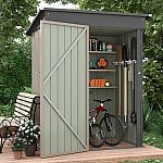 Tozey 3 ft. W x 5 ft. D Outdoor Storage Metal Lockable Shed $169