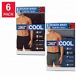 Costco Members: 6-pk 32 Degrees Men's Comfort Mesh Boxer Brief $20.99