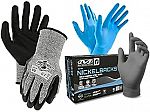 1000-Count Blue Nitrile Gloves 4 MIL Gloves $30 and more
