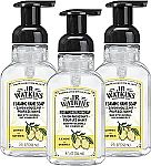 3-Pk J.R. Watkins Foaming Hand Soap with Pump Dispenser $7.50