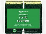 6-Ct Amazon Basics Heavy Duty Sponges $3