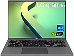 LG Gram 16" WQXGA 16Z90Q Ultra Lightweight Laptop (i7-1260P RTX 2050 16GB 1TB) $836.42