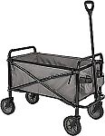 Amazon Basics Collapsible Folding Outdoor Utility Wagon $58