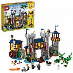 1426-Piece LEGO Creator 3 in 1 Medieval Castle & Dragon Set $79.99