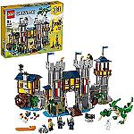 LEGO Creator 3in1 Medieval Castle Toy to Tower or Marketplace 31120, with Skeleton, Dragon Figure, 3 Minifigures and Catapult $79.99