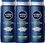 3-Pack 16.9-Oz NIVEA MEN Maximum Hydration Body Wash $9