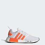 Adidas NMD_R1 Shoes (Cloud White / Solar Orange) $48