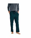 Nautica mens Sustainably Crafted Plaid Fleece Sleep Pant $11.25