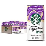 8-Pack 6.5-Oz Starbucks Frappuccino Mini Cans (White Chocolate Mocha) $7.58