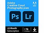 Adobe Creative Cloud Photography Plan 1TB (1-Year) $90 and more